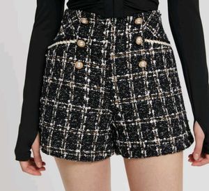 Tweed Mini Shorts