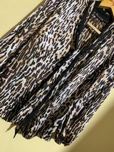 Leopard Print Blouse