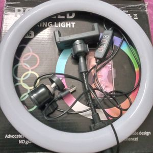 4set RGB LED 26 Ring Light With 7 Tripod Stand