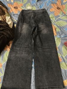 Wide Leg Denim Jeans