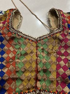 Colorful Embroidered Blouse
