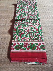 Combo Pack Of Two New Cotton saree Without Blouse