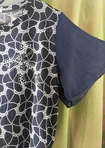 Elegant Floral Print Top