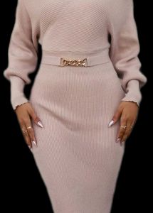 Neck Batwing Sweater Dress💅