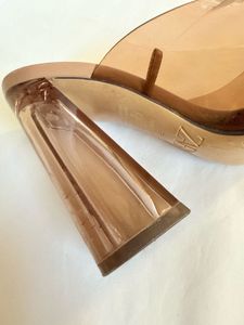 Zara Nude Brown Block Heels