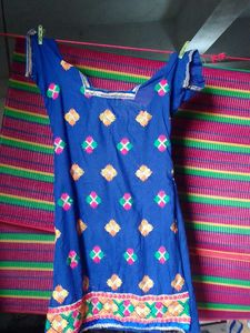 Best Dark And Light Green Plus Blue Kurta