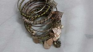 Beautiful Metallic Bangle Set Available