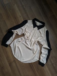 Chiffon Long Sleeve Thrifted Top