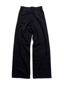 Wide Leg Black Jeans Size:26