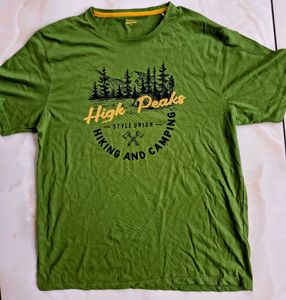 Men&#39;s Graphic Printed T-Shirt – Green XXL