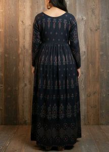 Elegant Black Ethnic Gown