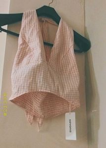 Pink Halter Top