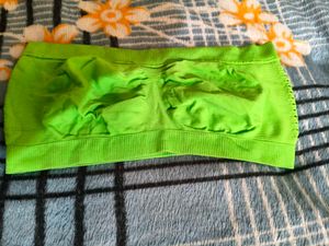 Strapless Bra Fluorescent Green 🍏
