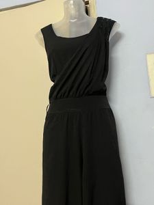 Vero Moda Branded Black Jumpsuit - Size L