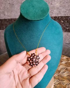 Any One Chain Ad Stone Invisible Necklace