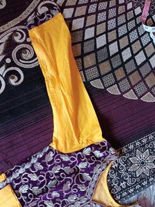 Festive Wear Long Kurti With Pant And Dupatta