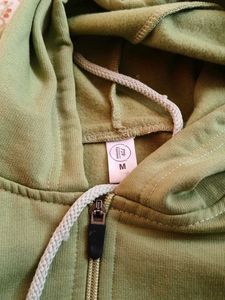 Green Zip-Up Hoodie