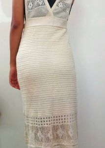 Cream Knit Dress