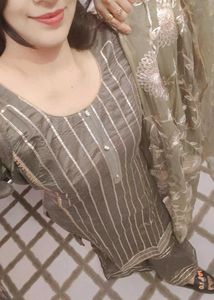 beautiful sharara suit with hvy gota patti work du