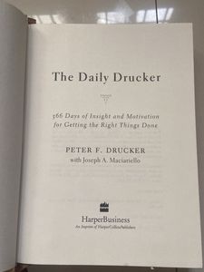 The Daily Drucker - Insight &amp; Motivation
