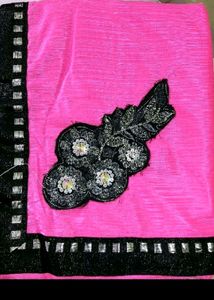 💓🌸New Beautiful Pink Saree🌸💓