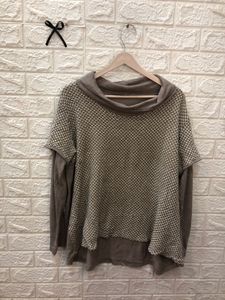 Cozy Cowl Neck Knit Top🐭