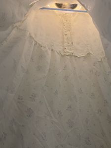 Cottagecore Cream Dress