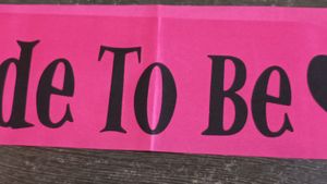 Bride To Be👰 Goggles, Hairband And Sash