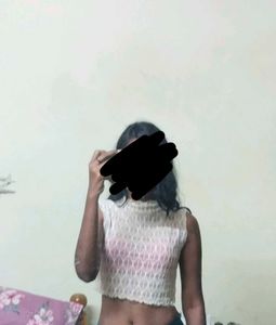 Sheer Sleeveless Top