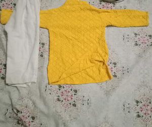 Baby Kurta Pajama Set - Yellow