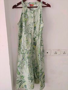 Green Paisley Dress