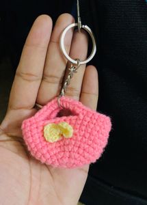 Crochet Bag Keychain