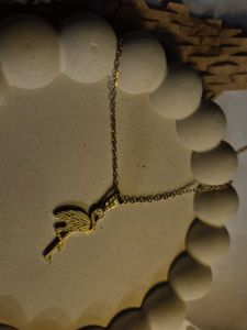 Gold Plated Flamingo Necklace