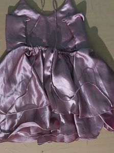 Short Satin Frock