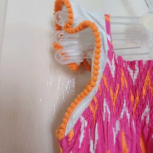 Masala Kid By NYC Ikat Jumpsuit For 5-8 Yrs Old