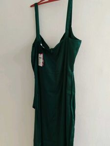 Emerald Green Slip Dress