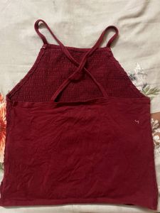 Backless Smocked Tank Top