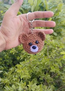 Crochet Bear Keychain