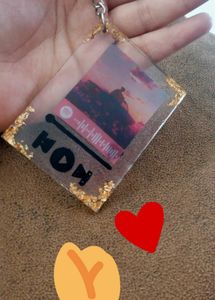 Resin Spotify Keychain