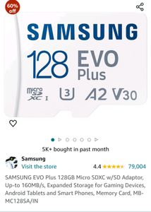 Samsung 128 GB Microsd Card
