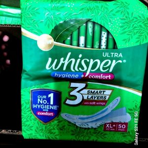 Whisper Ultra XL+ Pads (50 Count)