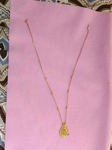 Golden Long Chain Pendant