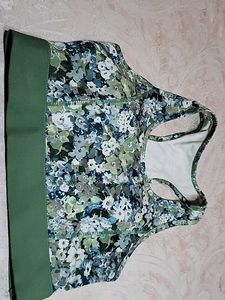 Floral Print Sports Bra
