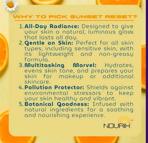 Sunset Reset glowing light weight Serum