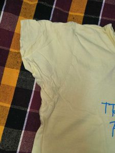 Pastel Yellow Night Tee