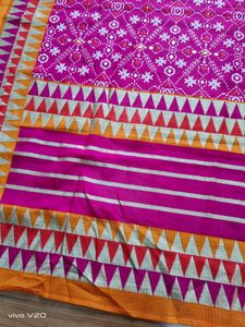 Pretty Pink Dupatta With Foil Print