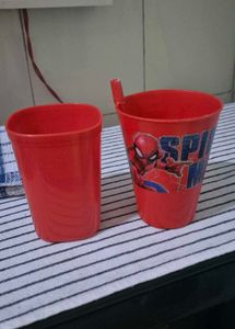 Pack Of 2 Kids Glass Plastic