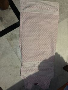 Libas Baby Pink Chikankari Long Kurti