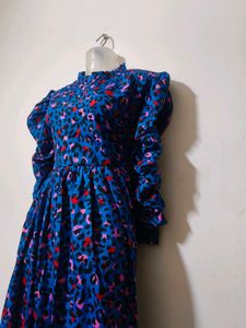 Stylish Animal Print Maxi Dress