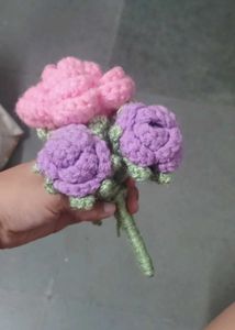 Handmade Crochet Flower Bouquet